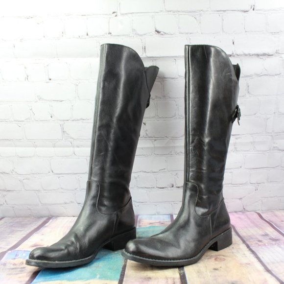 Lavorazione Artigiana Tall Zip Boots Size 38 / 8 - Picture 2 of 10
